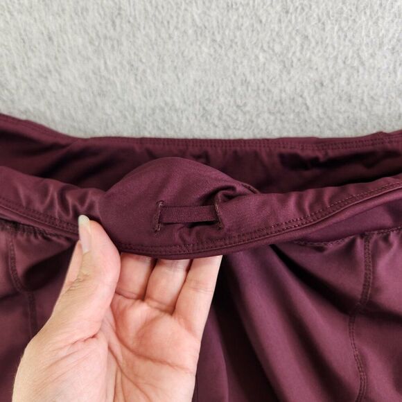 Zyia Active Shorts Womens XXL Red Brief Zip Pocket Drawstring Running Training - Picture 5 of 13